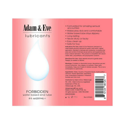 Adam & Eve Forbidden Anal
